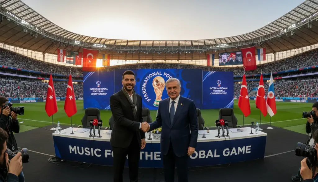 2026 Dünya Kupası için Sinan Akçıl ve TFF Başkanı Bir Araya Geldi