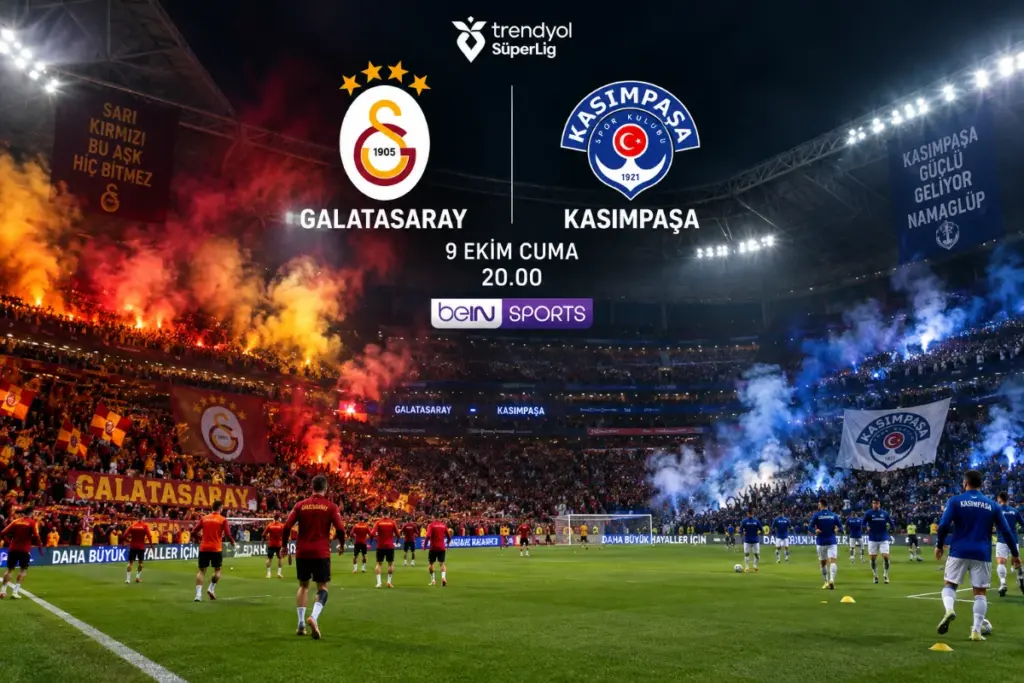 Galatasaray Kasımpaşa Karşısında: Maç Saati, Kanal ve Kritik Detaylar